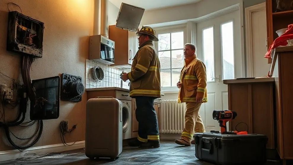 Electrical Fire Damage in Maidstone