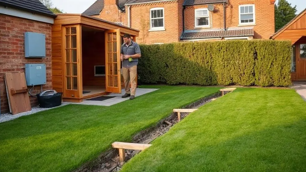 Garden Office & Shed Power in Maidstone